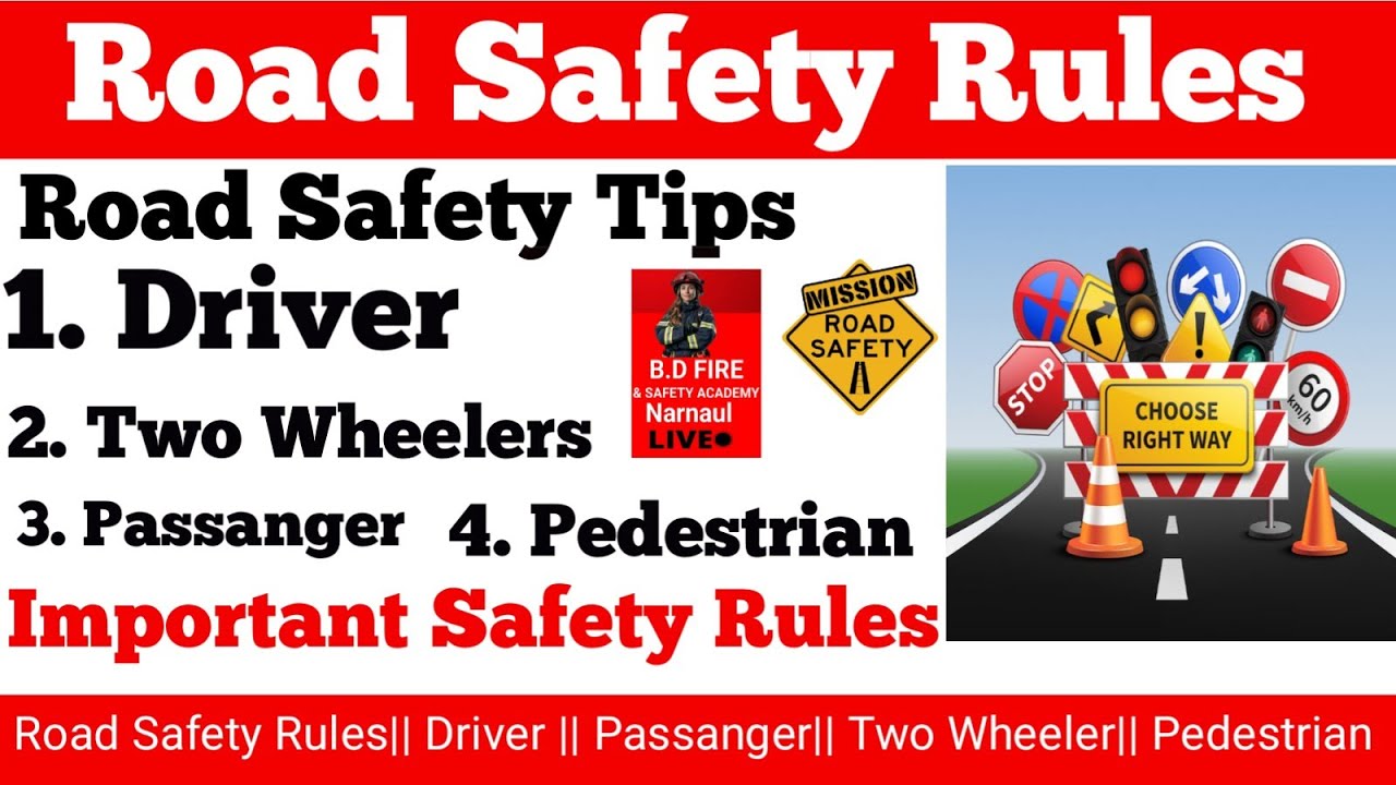 # Safety Rule for Road # Road Safety Rules # Traffic Rules # Road Safety Tips 