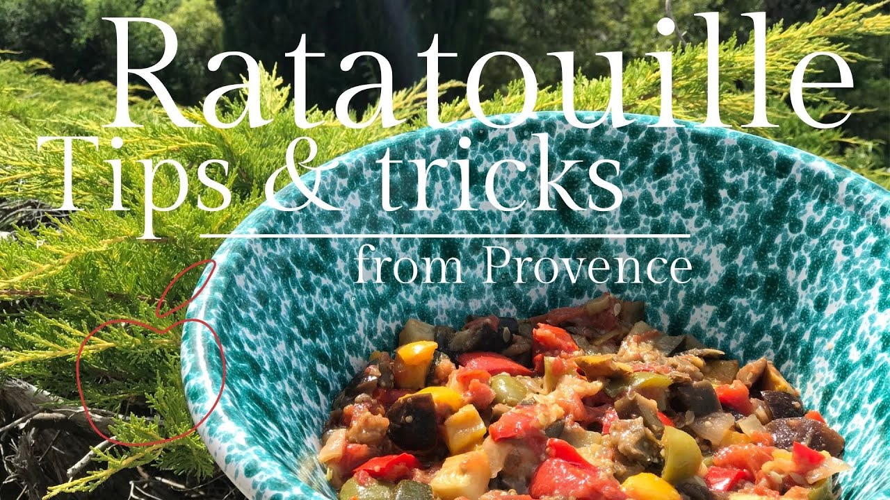 Classic French ratatouille dish homecooked in Provence / Easy French recipes