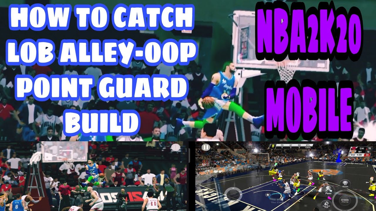 HOW TO CATCH LOB ALLEY-OOP POINT GUARD BUILD USING GAME GUARDIAN NBA2K20 MOBILE
