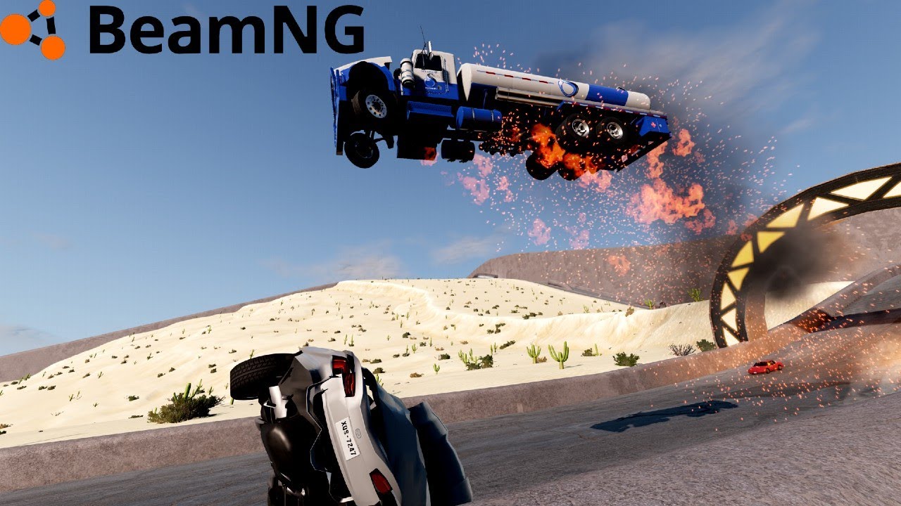 BeamNG Physics vs Explosive Payload Who Wins ?