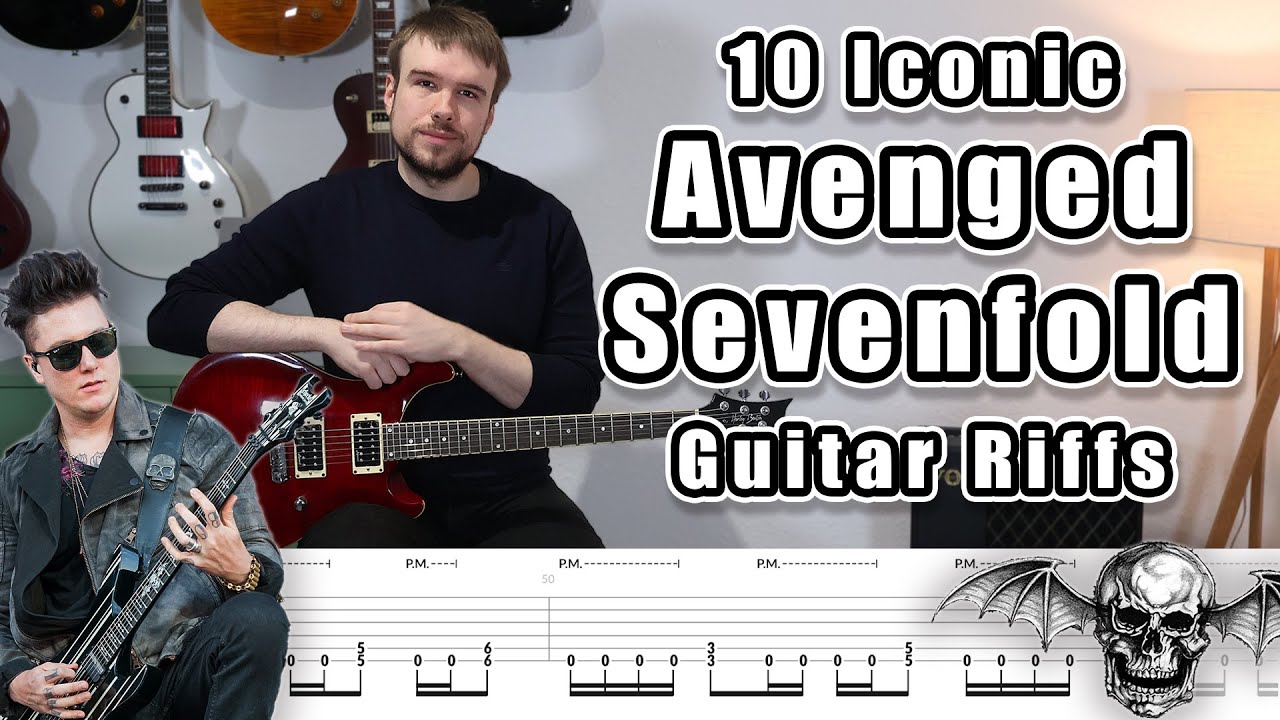 10 Iconic AVENGED SEVENFOLD Guitar Riffs (with Tabs)