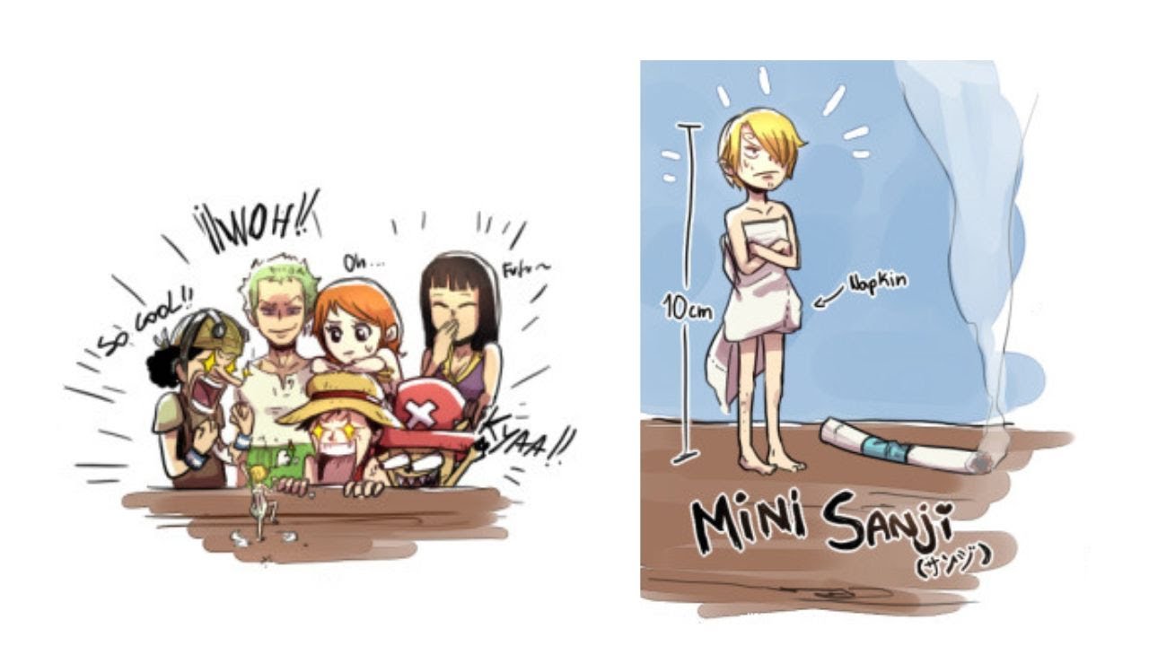 Mini Sanji | One piece comic dub | Artist: Zusu 'n' Art