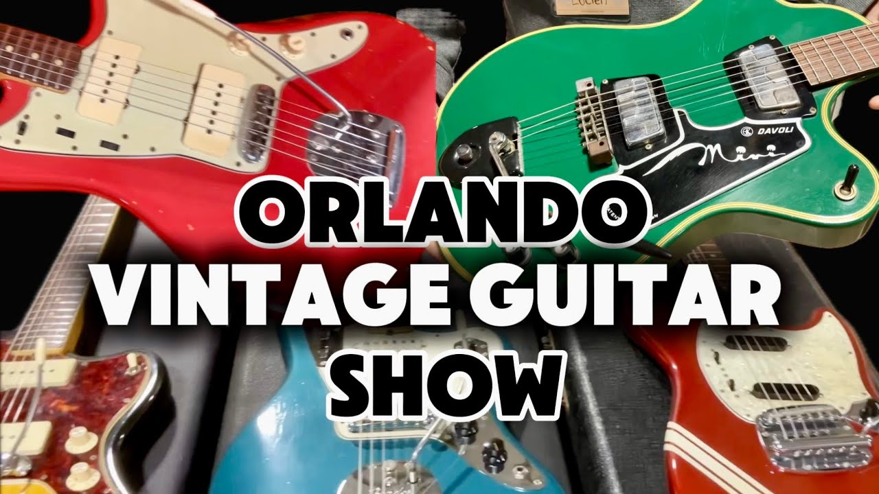 The COOLEST Vintage Guitars at the ORLANDO Guitar Show