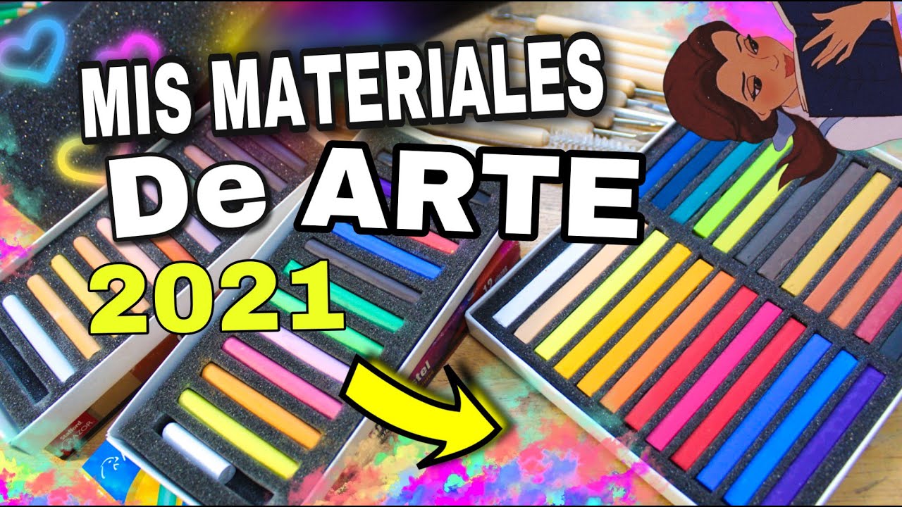 MIS MATERIALES PARA DIBUJAR 2021  REGRESE LOS EXTRAÑABA VANE V ART  ART MATERIALS