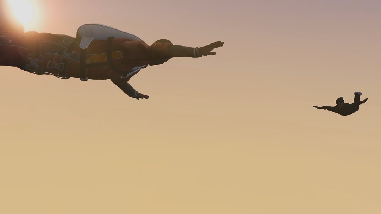 Lamar roasts Franklin but Franklin went skydiving | GTA 5