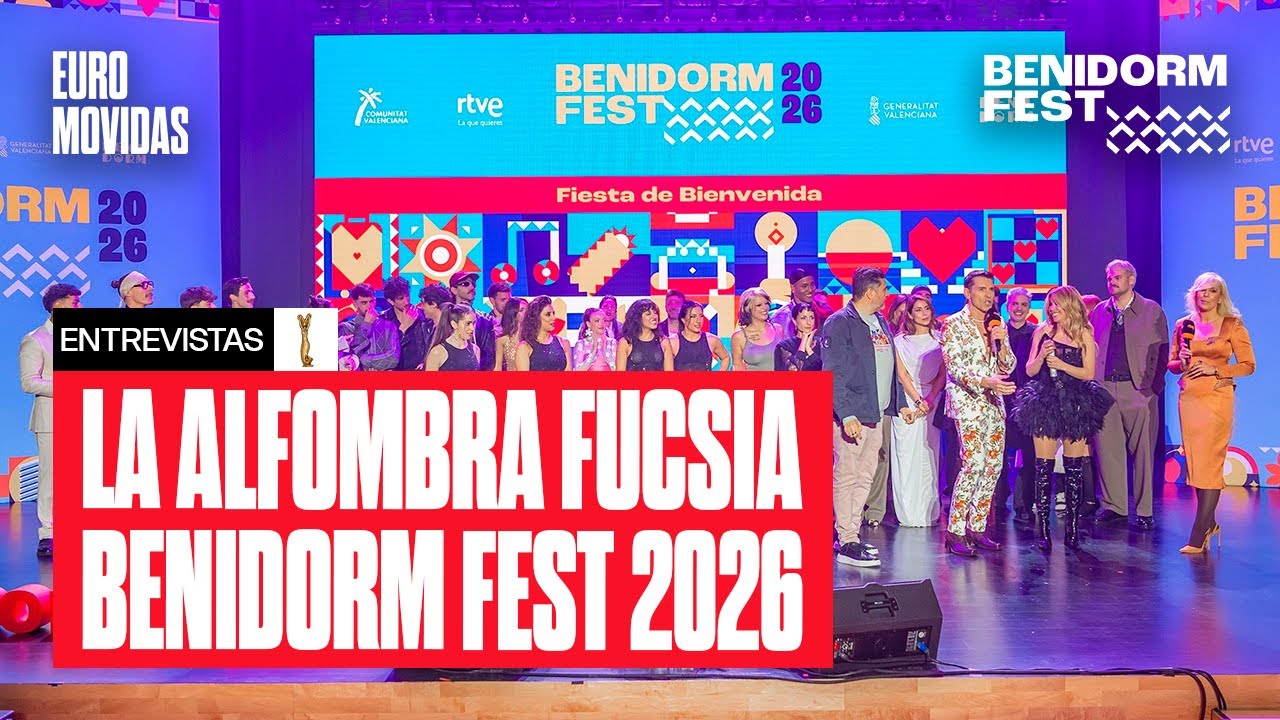 La ALFOMBRA FUCSIA de BENIDORM FEST 2026 | BENIDORM FEST 2026 | Euromovidas