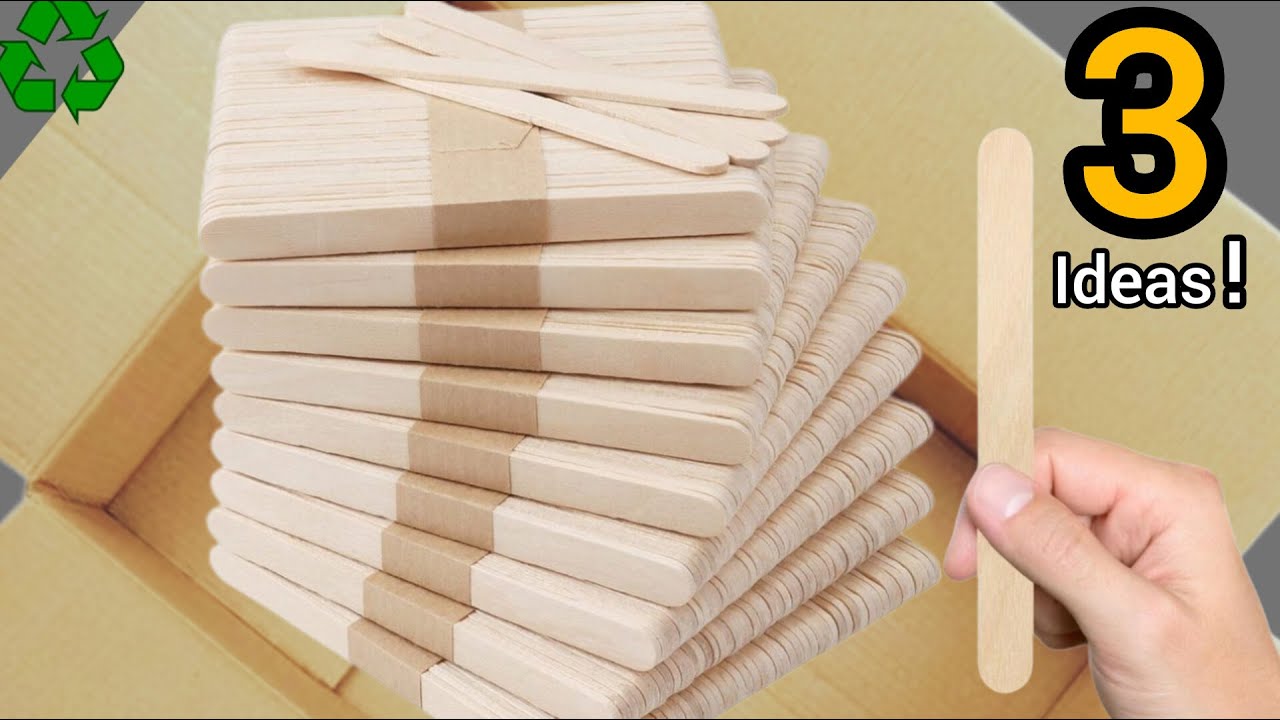 3 Rare Popsicle Stick Ideas That Are Worth Hundreds of Dollars 🤑/ Waste Recycling Ideas♻️#2025