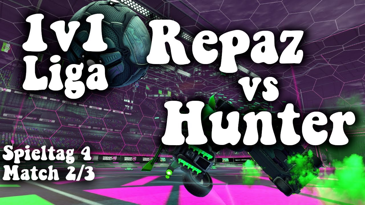 Repaz vs Hunter | Spieltag 4: Match 2/3 | Rocket League 1v1 Liga Turnier | EinfachNino