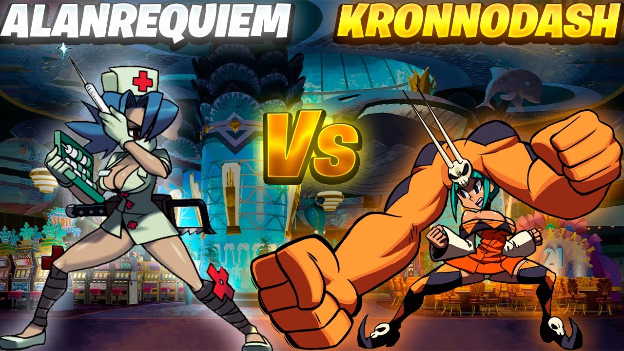 El enfrentamiento definitivo en Skullgirls: @ALANREQUIEM Vs @kronnodash Parte 1