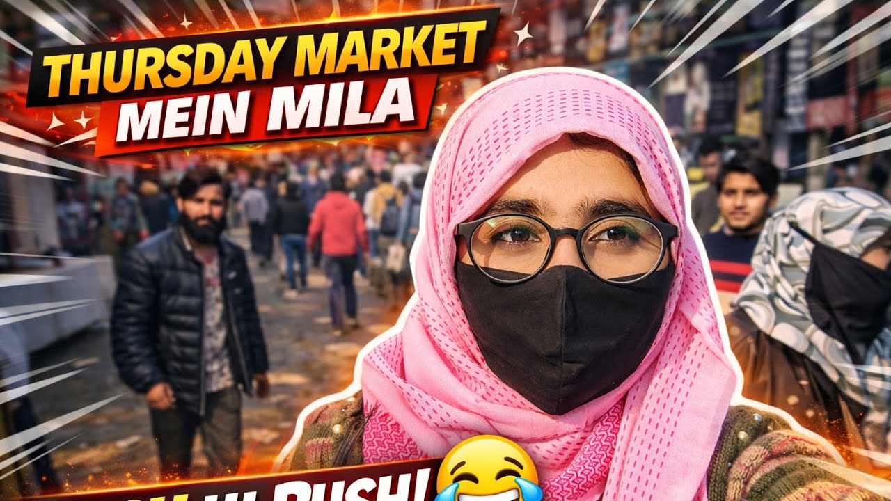 JUMERAT BAZAR OF BAREILLY AND RUSH HI RUSH 😂 VLOG 288 || TAHIRA KHAN