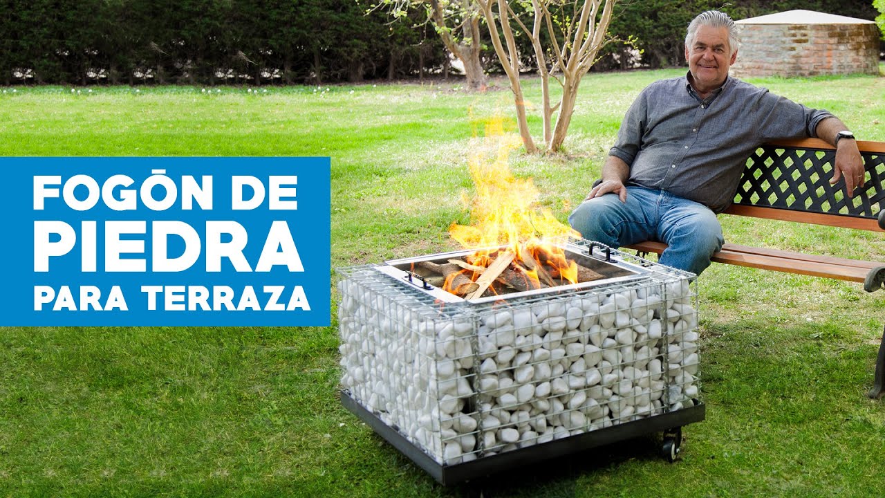 Cómo hacer un fogón de piedra para terraza