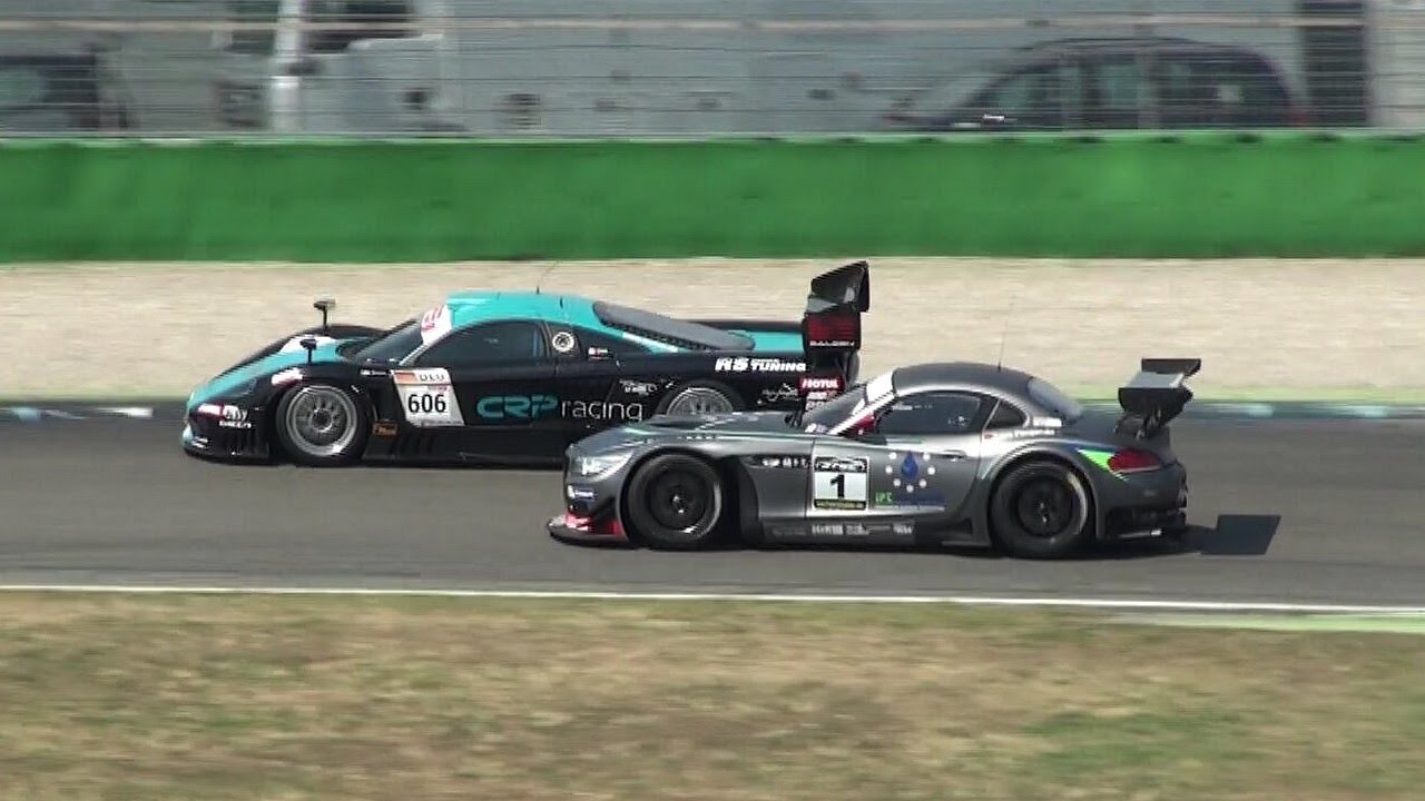 Saleen S7R vs BMW Z4 GT3 - Impressions P9 Challenge Hockenheim 2015
