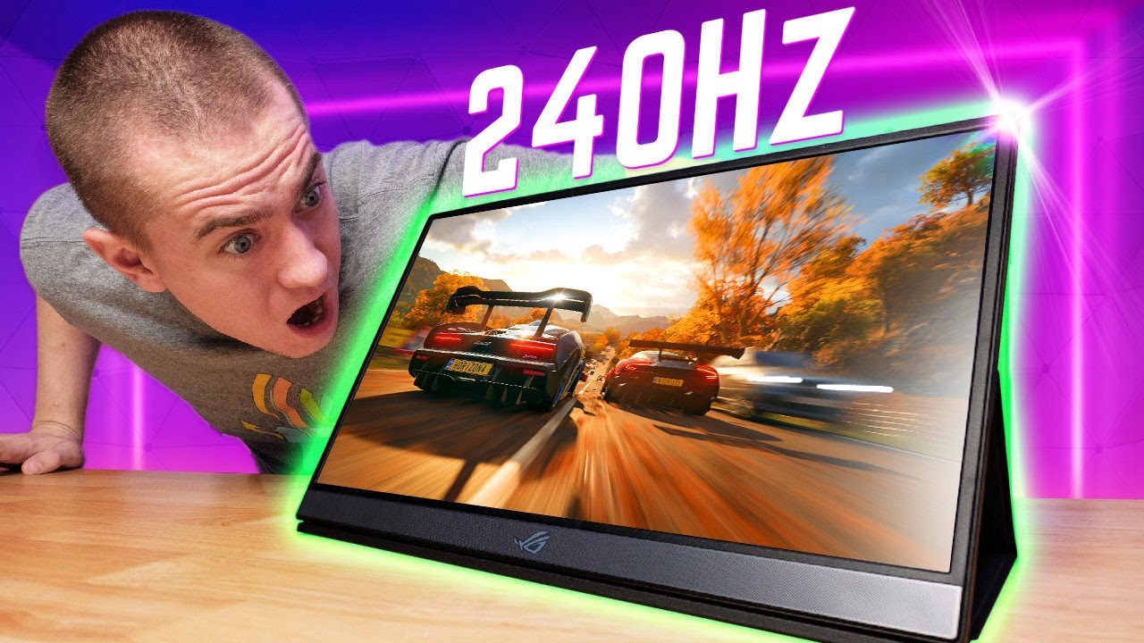 Лучший портативный игровой монитор — ASUS ROG Strix XG17AHPE