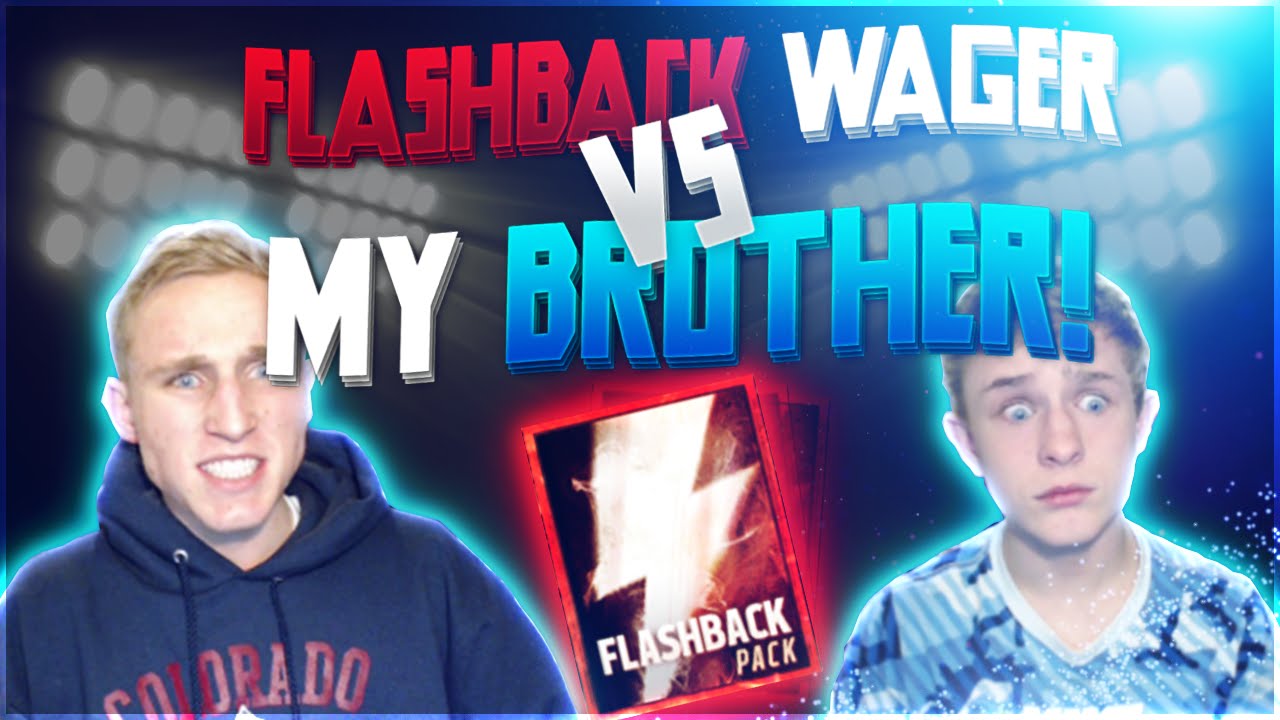 GUESS WHO!? FLASHBACK WAGER Vs. My Brother!? Madden Mobile