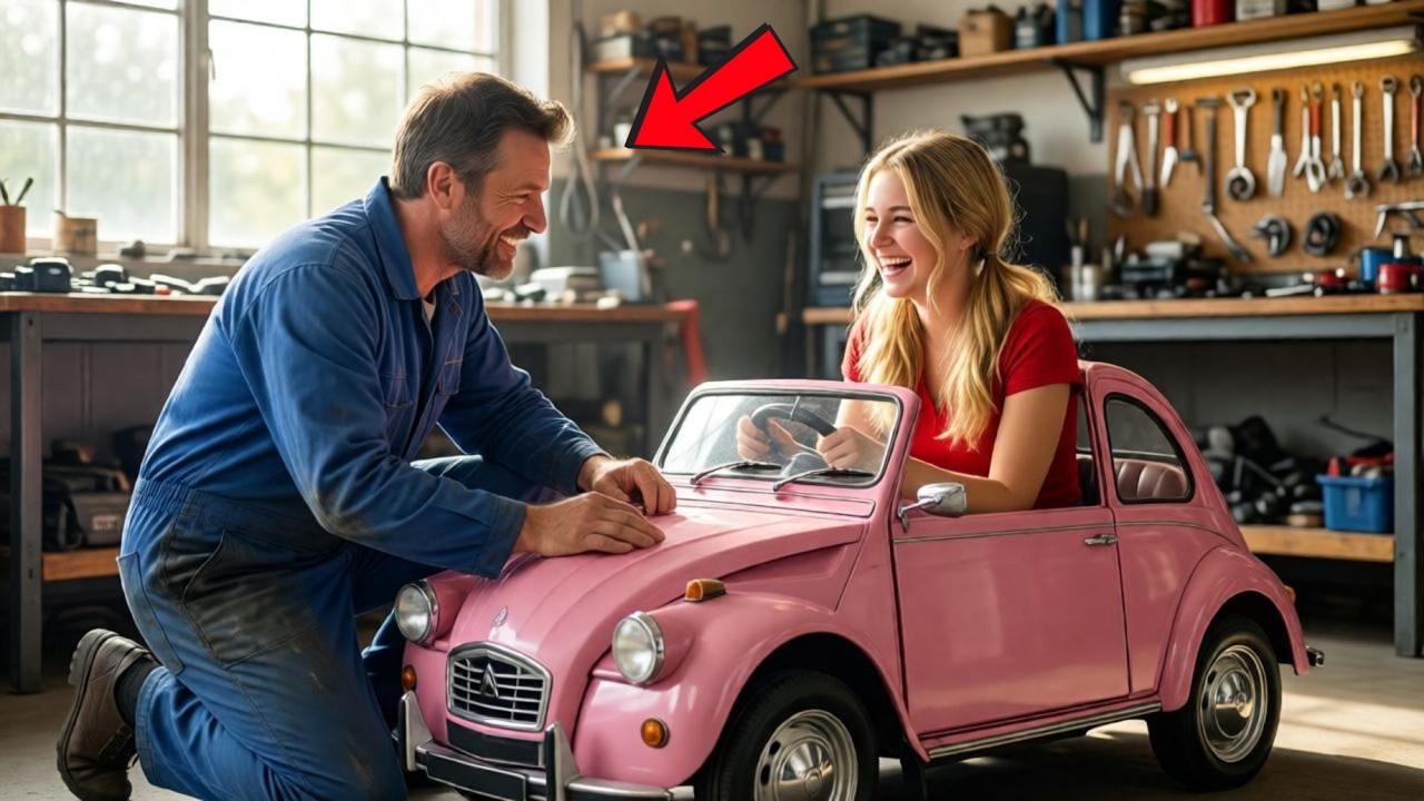 A Mechanic Built A Mini Car For A Bikers Paralyzed Daughter—150 Hells Angels Arrived At His Door