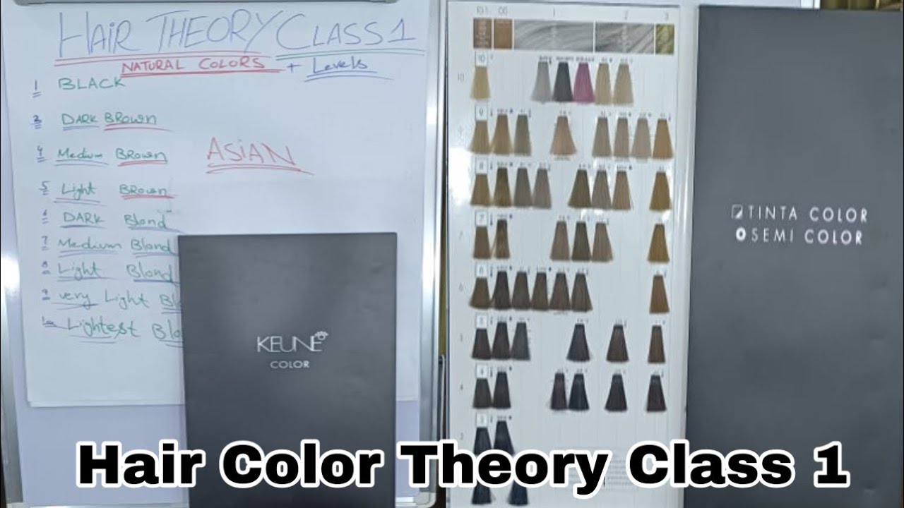 Keune Hair Color Theory Class 1||Hair level ,Natural color Theory||Decent Beauty salon By amina.