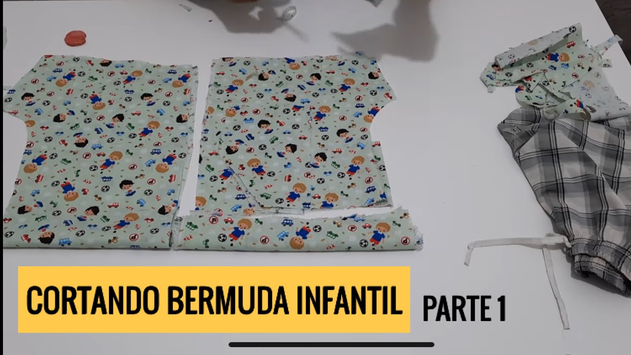 BERMUDA INFANTIL ESTILOSA (parte 1) | COSTURA E ARTE