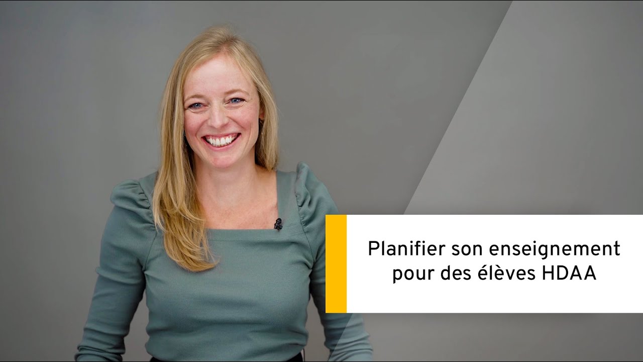 Planifier son enseignement aux élèves HDAA