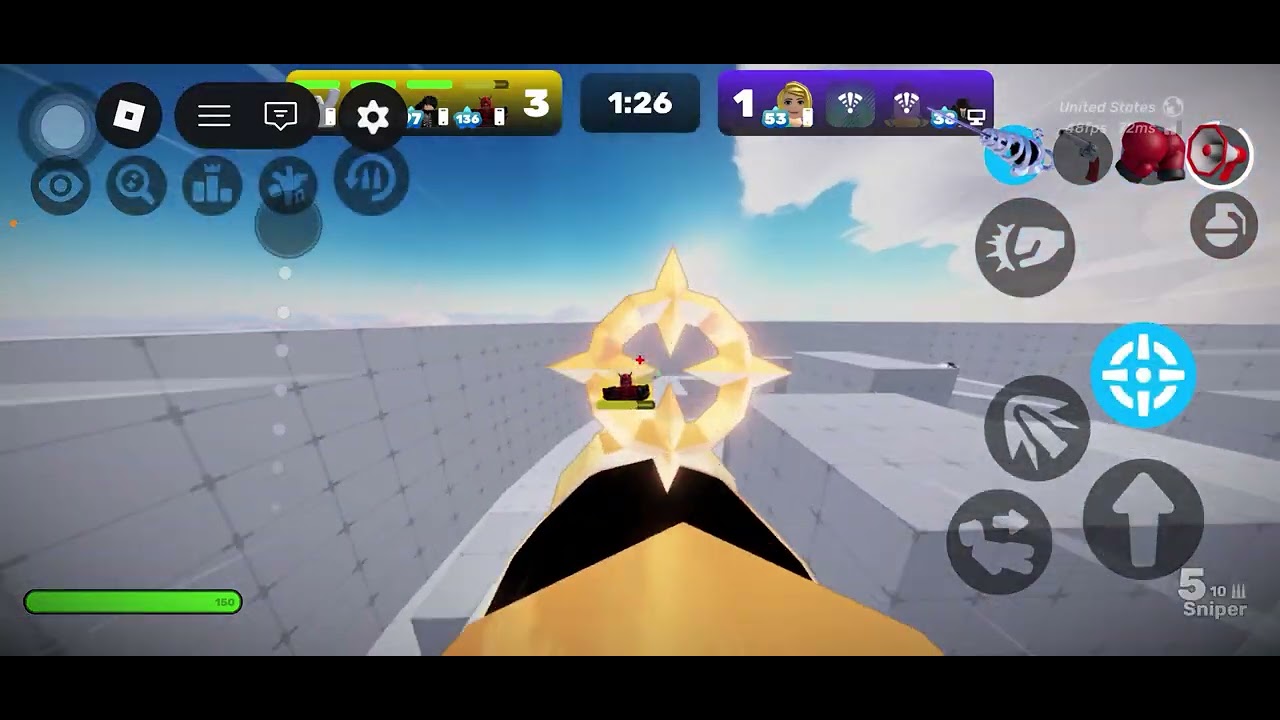 Playing Roblox rivals with the whole fam and friend