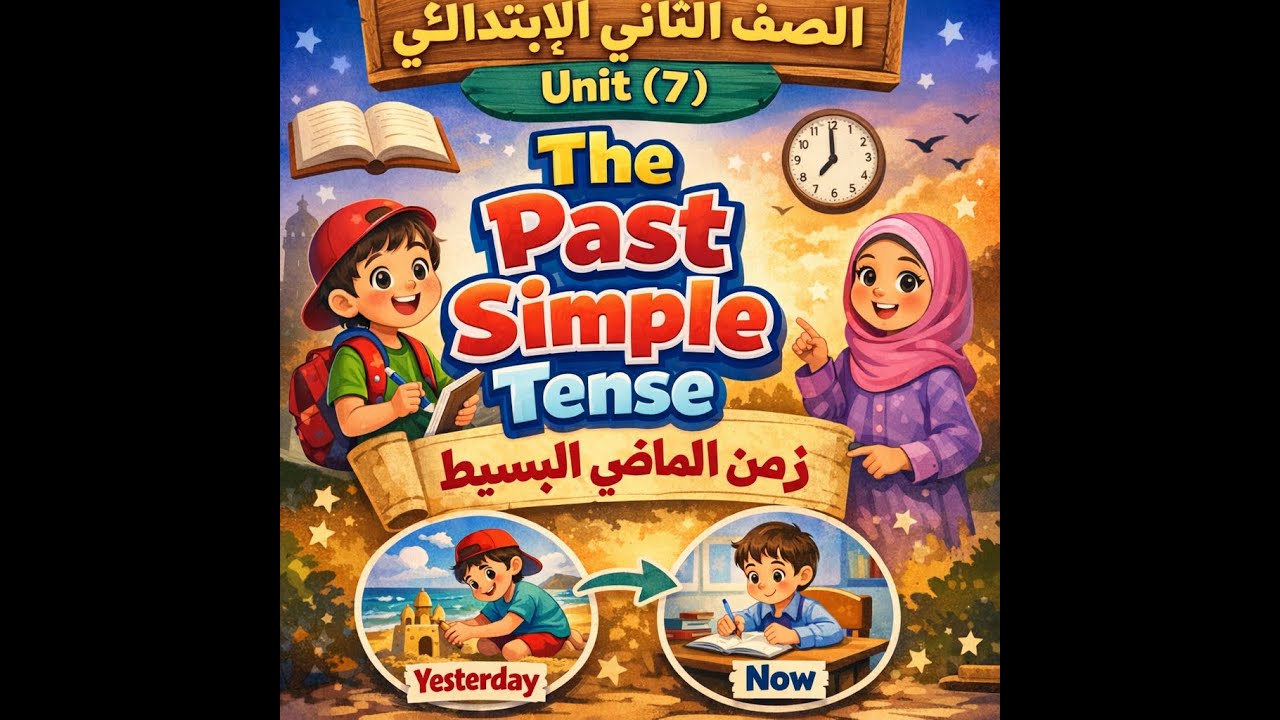 الصف الثاني الإبتدائي - The Past Simple Tense-منهج Connect Plus -