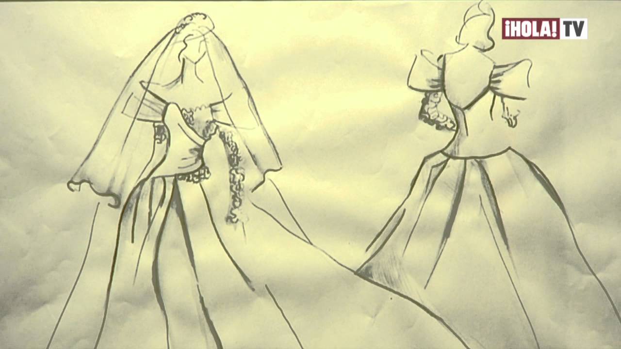 Los bocetos del vestido de novia de la infanta Elena | Mundo HOLA