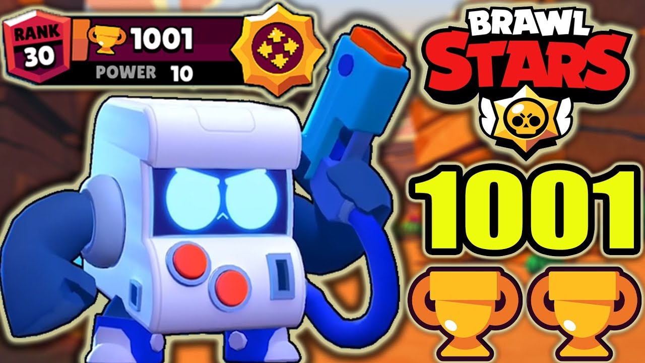 PRIMUL MEU BRAWLER DE 1001 TROFEE SI RANK 30 PE 8-BIT! Brawl Stars Romania