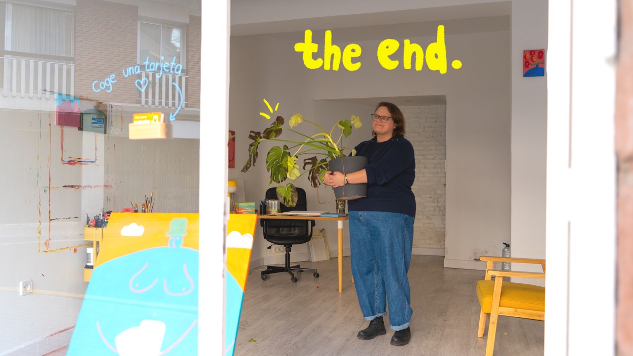 saying goodbye to my art studio (and Barcelona)