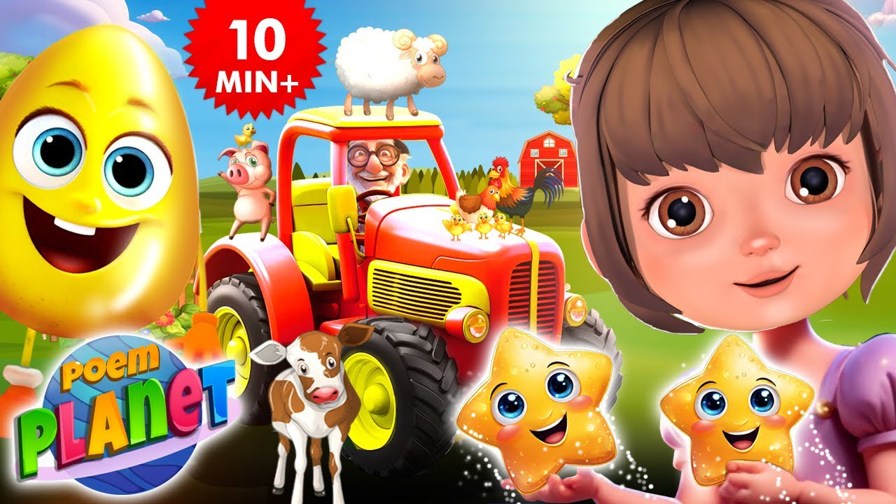 Humpty Dumpty, Wheels on the Bus, Old McDonald, Twinkle Twinkle Little Star | Poem Planet