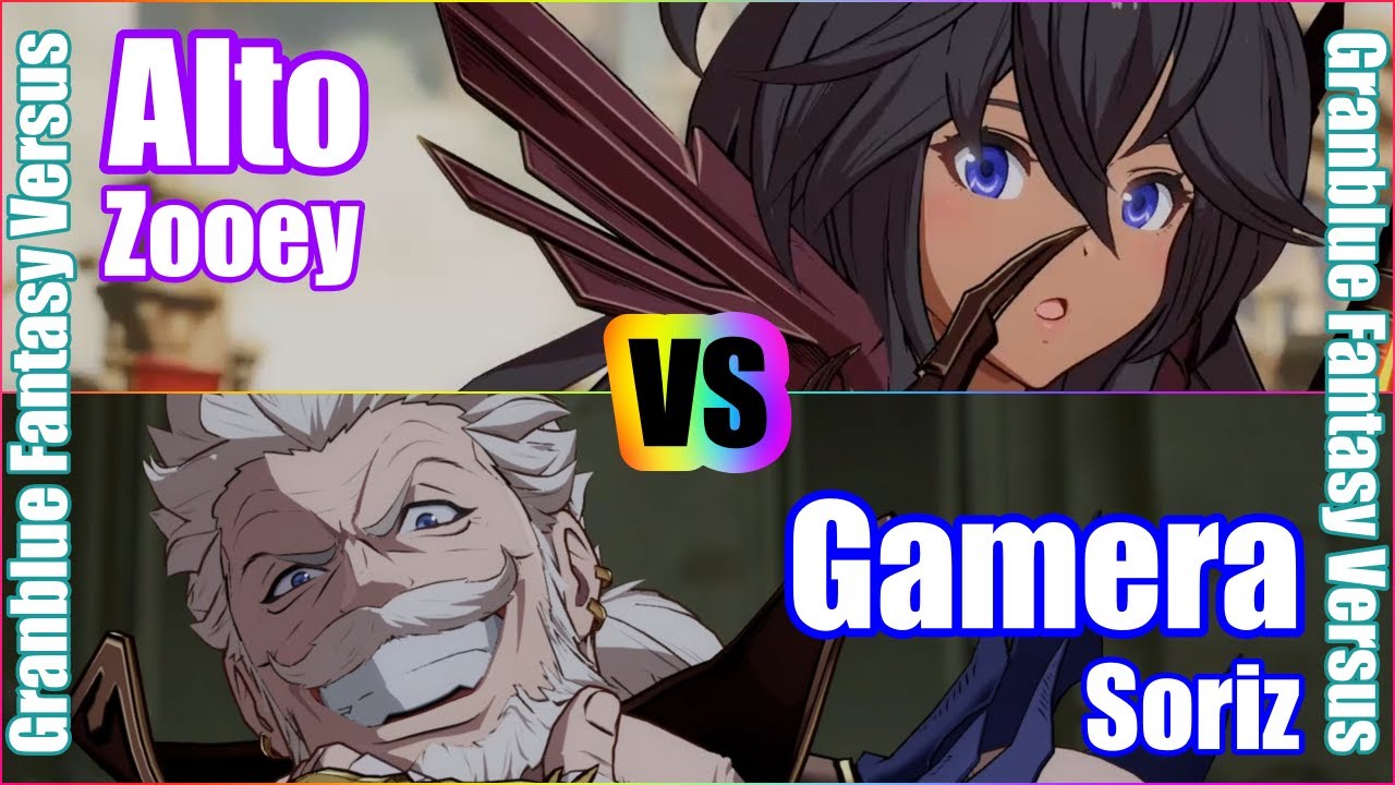 [GBVS] (4K) Granblue Fantasy Versus Rank match  Alto (Zooey) vs Gamera (Soriz)