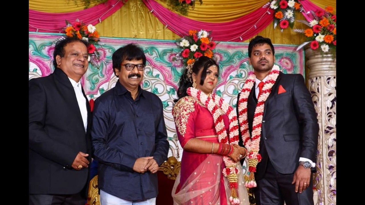 Actor Vasu Vikram&rsquo;s Daughter Wedding Reception Gallery