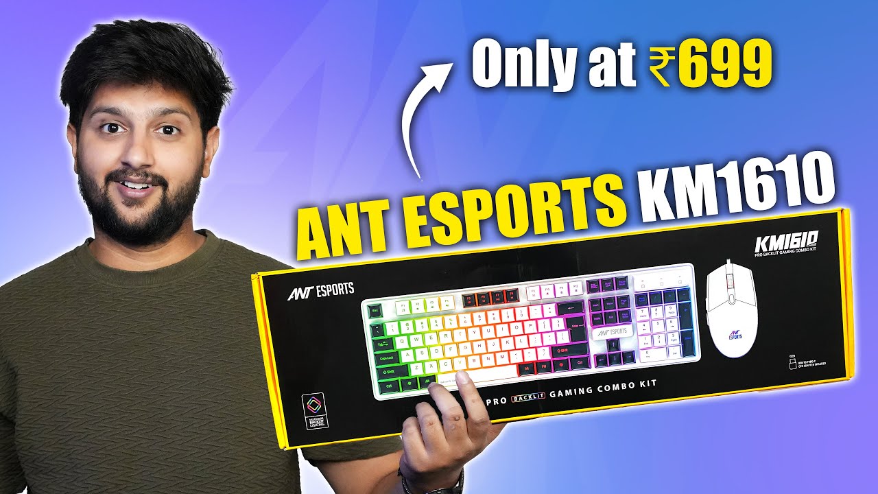 Ant Esports KM1610 LED Keyboard and Mouse Combo Review &ndash; Worth ₹699?