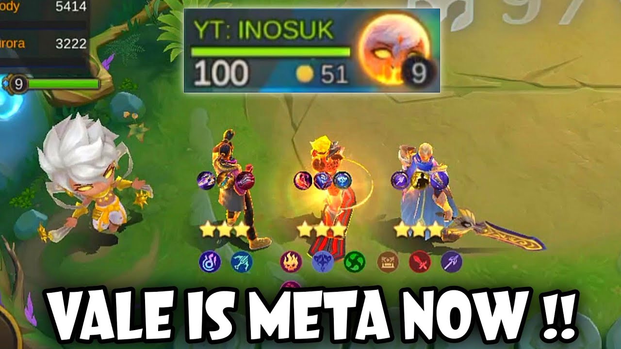 VALE SKILL 2 PERFECT GAMEPLAY !! MOST AMAZING STRATEGY NOW !! MAGIC CHESS MOBILE LEGENDS