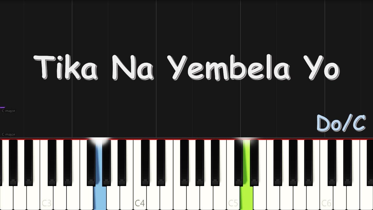 Tika Na Yembela Yo | EASY PIANO TUTORIAL BY Extreme Midi