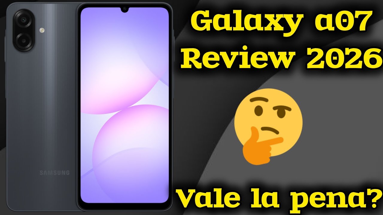 Samsung galaxy a07 en 2026 ¿vale la pena? Review 