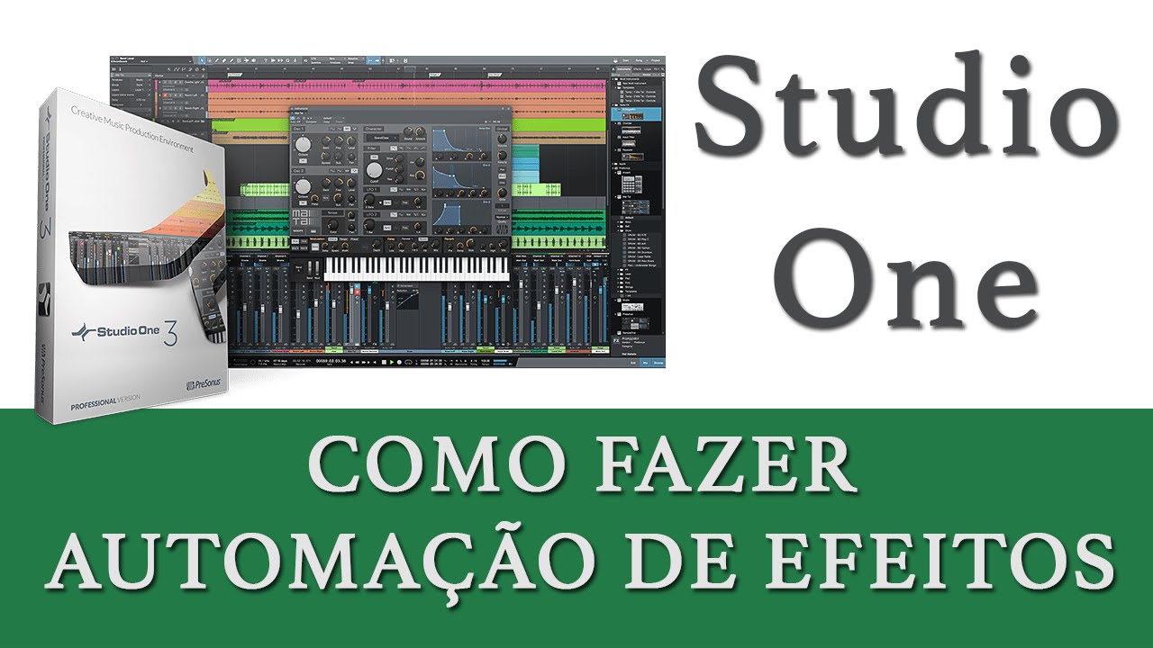 Como Fazer Automação de Efeitos no Studio One