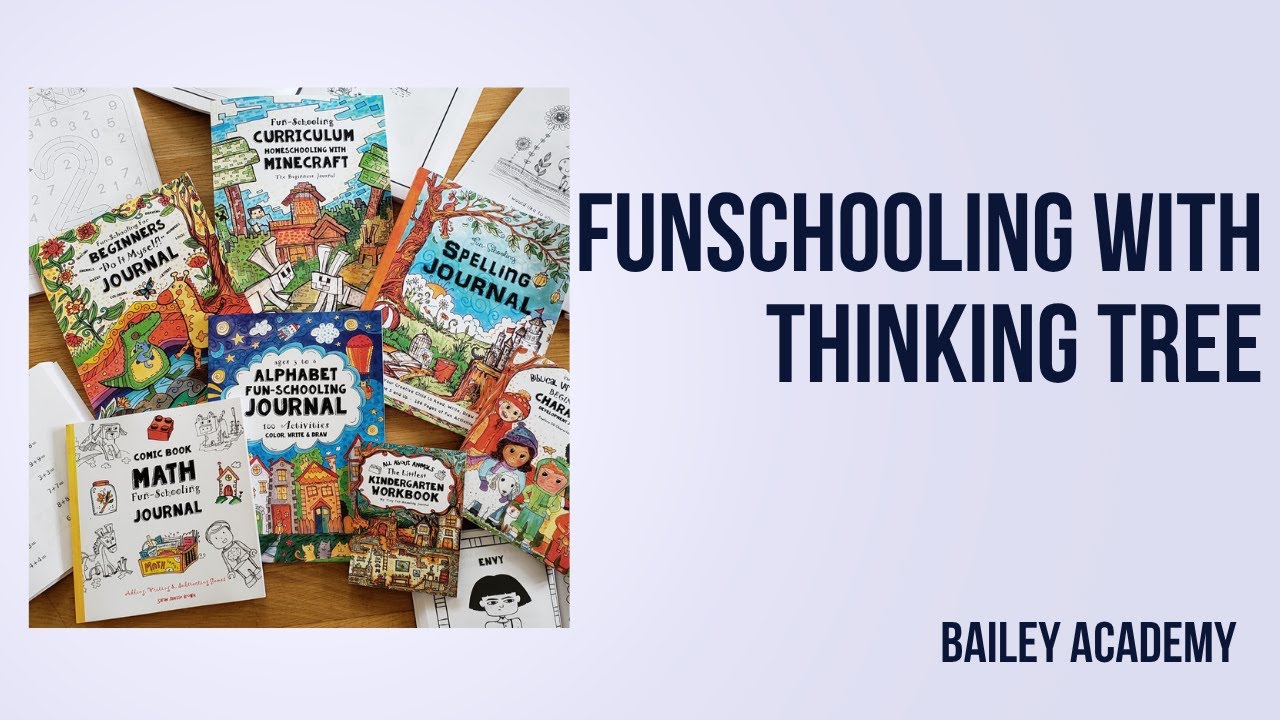 FUNSCHOOLING WITH THINKING TREE BOOKS | GIVEAWAY TOO!! 