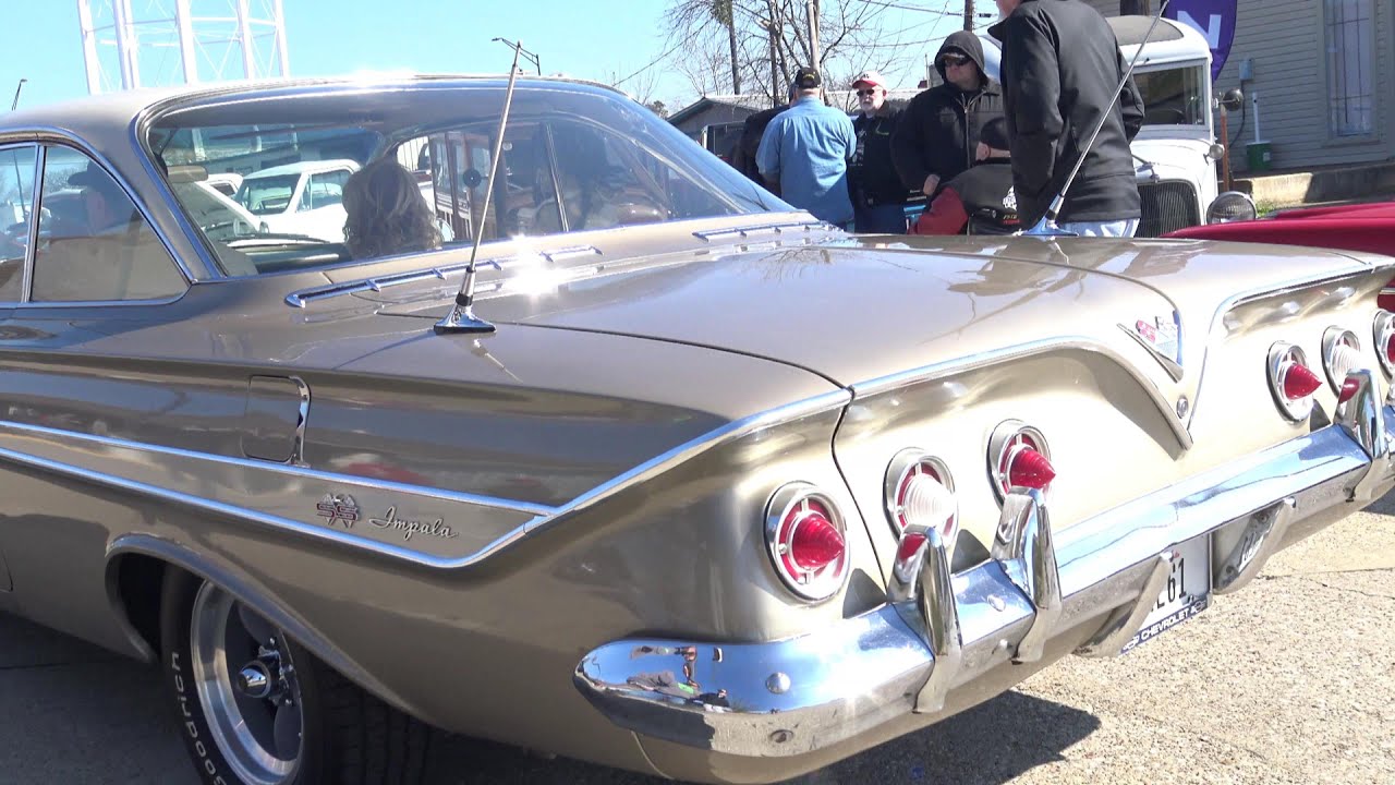 1961 Impala 348 Bryan, Texas Luckeys Hot Rod Run 2019 participant Samspace81 filmed #61Impala