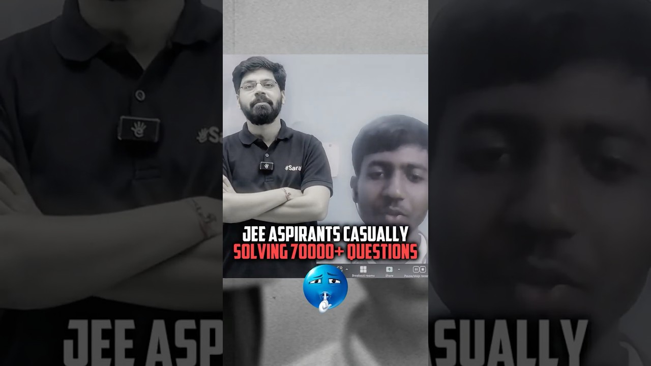 IIT JEE Toppers solve how many Questions during JEE Preparation 😱 #shorts #iit #jee #esaral #new