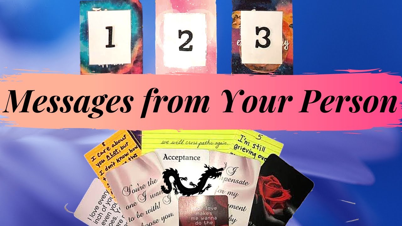 💌🔮PICK A CARD- Love Messages From Your Person. Tarot Love GENERAL Reading Timeless. Soulmates, Ex...
