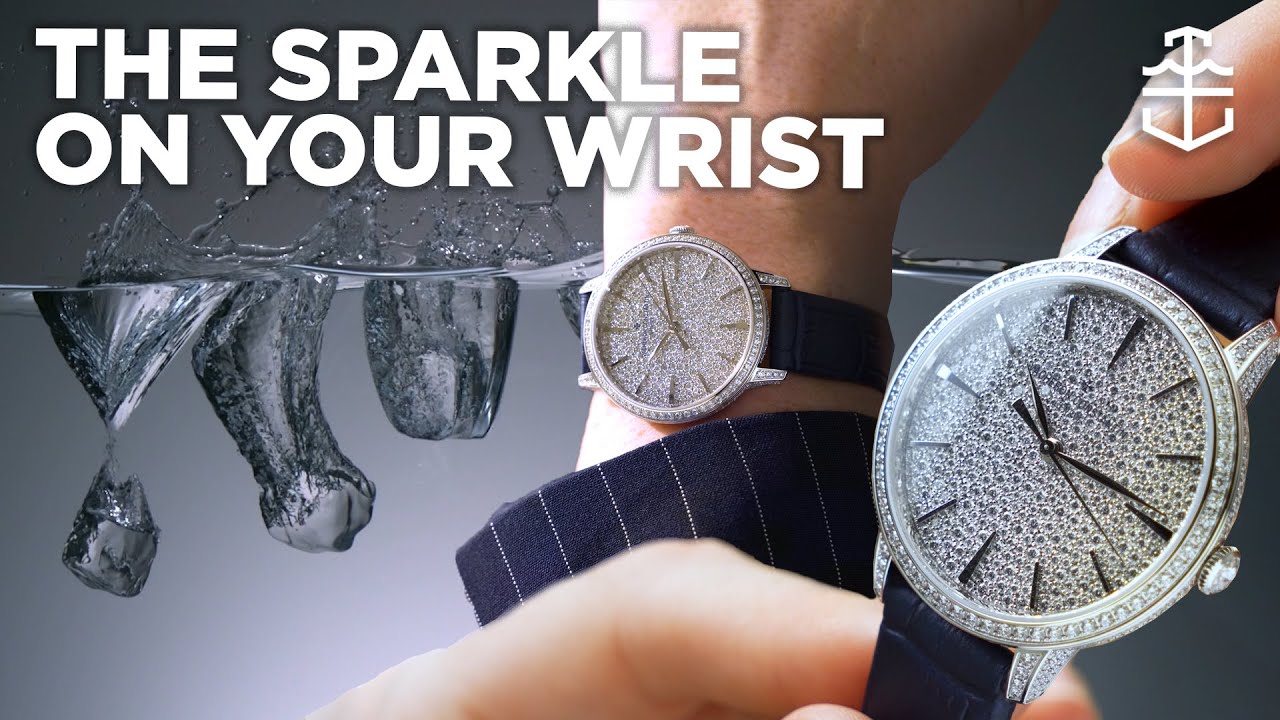 This Vacheron Constantin Patrimony has a dial with 420 snow-set diamonds!