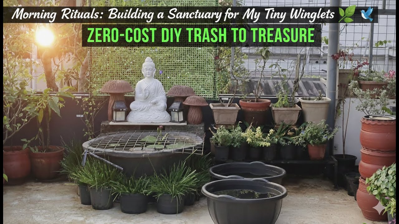 Morning Rituals: Building a Sanctuary for My Tiny Winglets 🕊️🌿