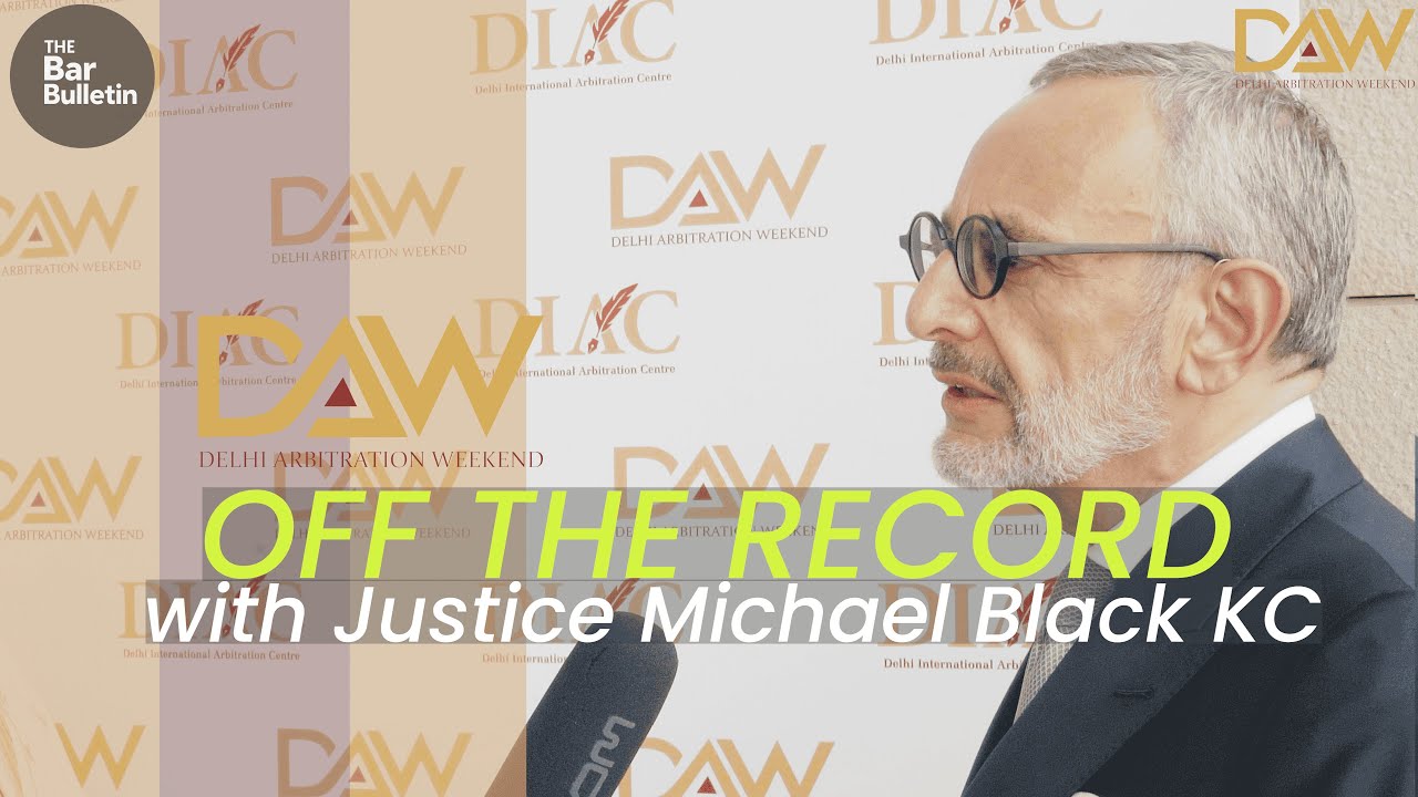 Justice Michael Black KC on Global Visibility of Indian Arbitrators | DAW 2025