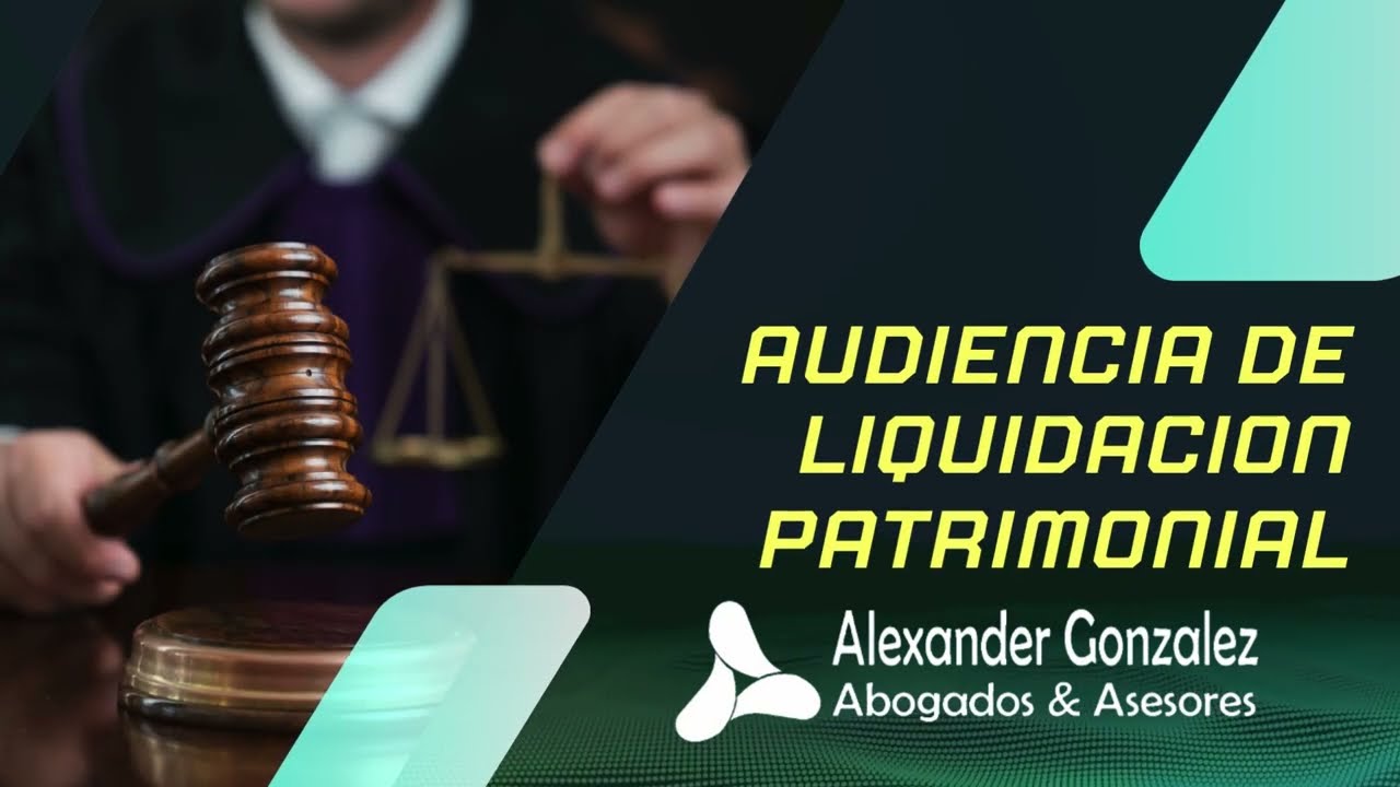 Audiencia de liquidacion patrimonial (PERSONA NO COMERCIANTE) Legislacion Colombiana
