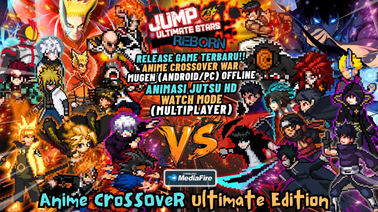 NEW‼️ ANIME CrossOver WAR Mugen Megamix V10 OFFLINE 2026 (Android/PC) All Ultimate Jutsu Animation💯🔥