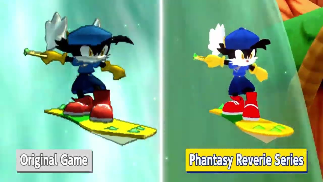 Klonoa Phantasy Reverie Series – Comparison of Graphics Trailer