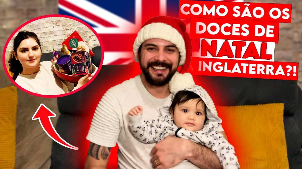 COMO SÃO os DOCES de NATAL na INGLATERRA?! COMIDAS TÍPICAS! | Dani&Kiel