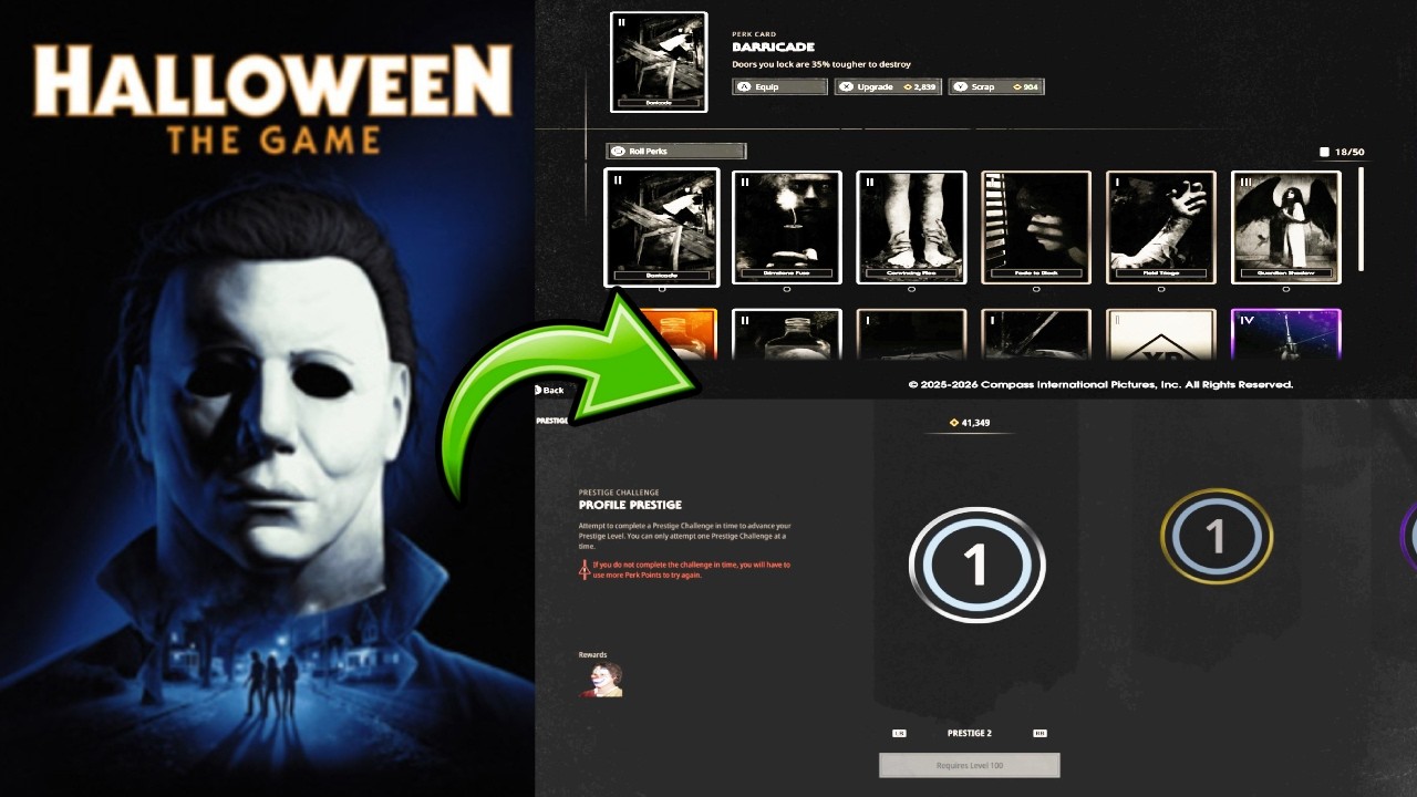 Режим престижа, система перков, испытания и многое другое | Halloween: The Game