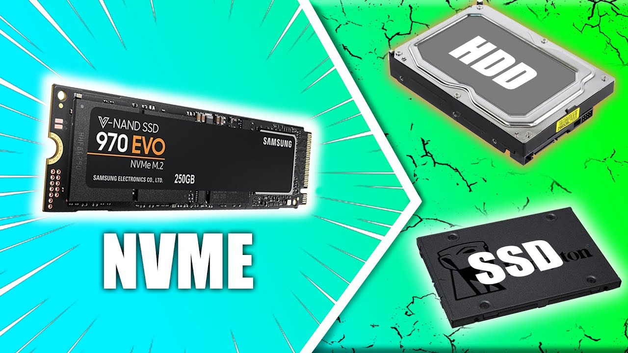 ¿ Qué UNIDAD de ALMACENAMIENTO es mejor ? SSD , HDD , NVMe M.2 | CurTech