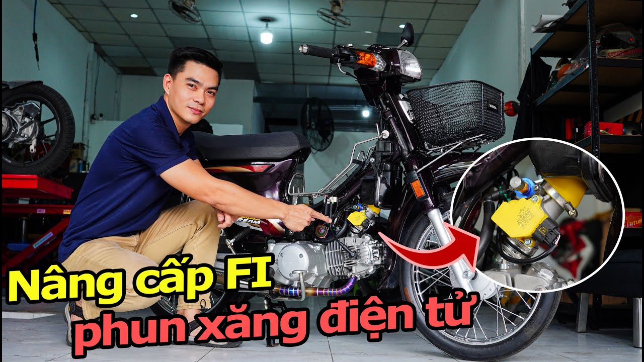 Chi tiết nhất về nâng cấp FI - phun xăng điện tử cho Wave Dream | TRÒN GA - TIẾT KIỆM XĂNG