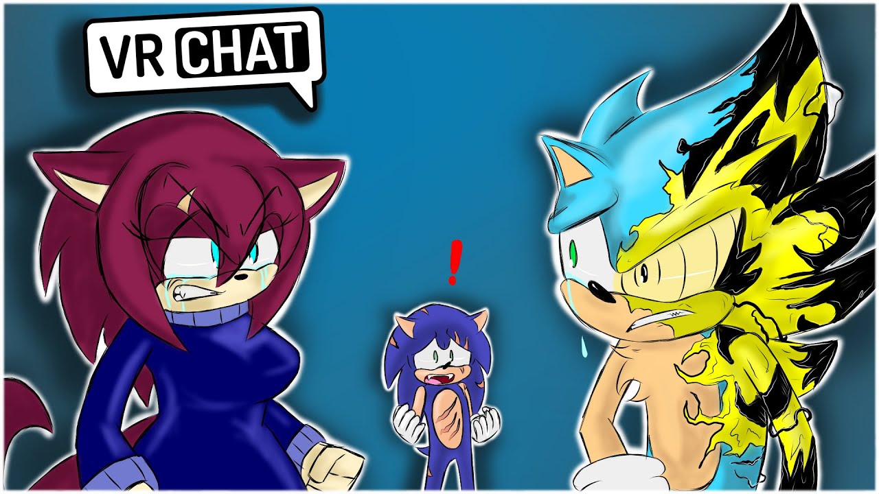 Multiverse Sonic Introduces Brandy To Multiverse Fleetway In VRChat